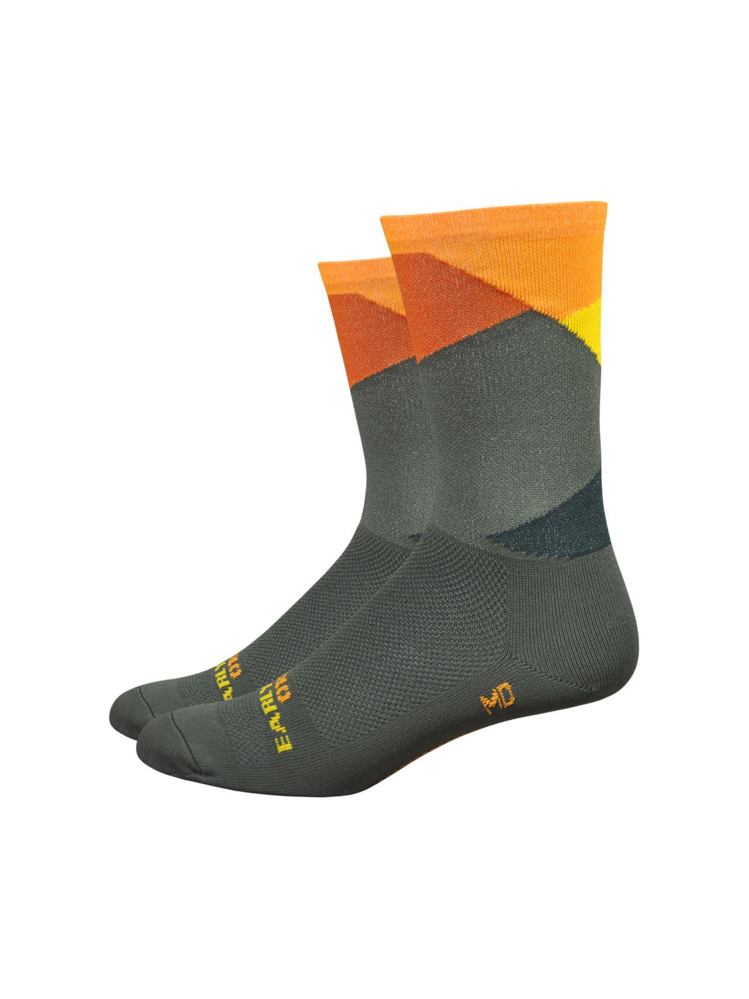 Sock DeFeet Ornot Intersection 6 X-Large Olive