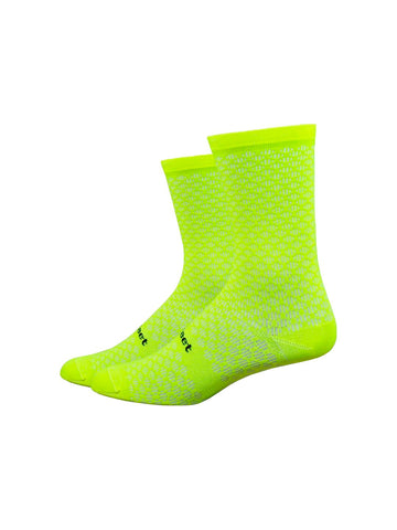 Sock DeFeet Evo Mont Ventoux 6'' Small Visibility Yellow