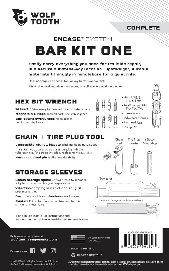 EnCase System Bar Kit One