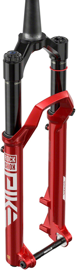 RockShox Pike Ultimate Charger 3.1 RC2 Suspension Fork - 29" 130 mm 15 x 110 mm 44 mm Offset Electric Red C2