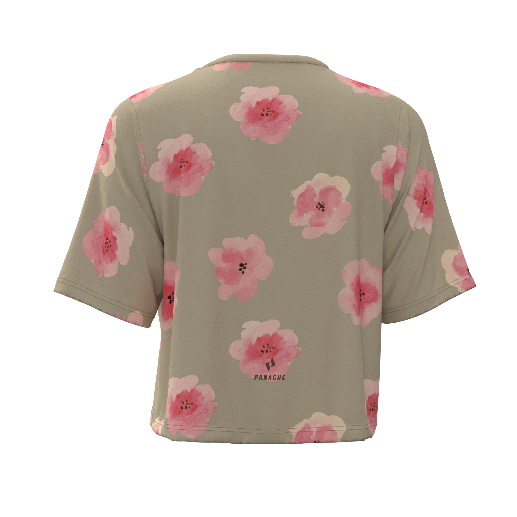 Panache W's Crop Jersey -  Flower