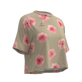 Panache W's Crop Jersey -  Flower - 0