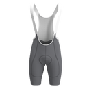 Panache Men's WT 2ND SKIN Bib Short - Grey w/Panache Logo-2