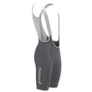 Panache Men's WT 2ND SKIN Bib Short - Grey w/Panache Logo-1