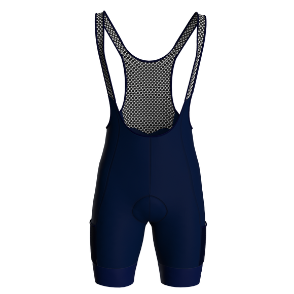 Panache W's Cargo Pocket Bib Short - Midnight Blue