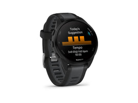 Garmin Forerunner 165 Running Watch - Black/Slate Gray