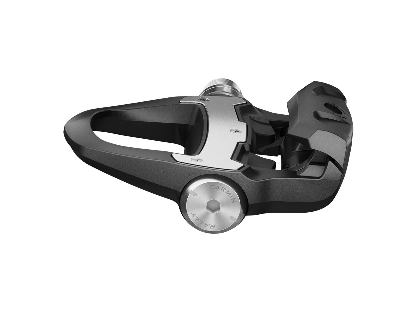 Garmin Rally RS100 Power Meter Pedals - Single Sided Clipless Composite 9/16" BLK Pair Single-Sensing Shimano SPD-SL - 0