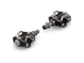Garmin Rally XC100 Power Meter Pedals - Dual Sided Clipless Alloy 9/16" BLK Pair Single-Sensing Shimano SPD