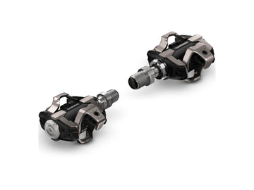 Garmin Rally XC100 Power Meter Pedals - Dual Sided Clipless Alloy 9/16" BLK Pair Single-Sensing Shimano SPD