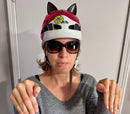 Helmet Flair Softeez: Black Cat Ears for Helmet-6