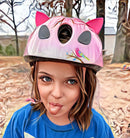 Helmet Flair Softeez: Purple Cat Ears for Helmet-6