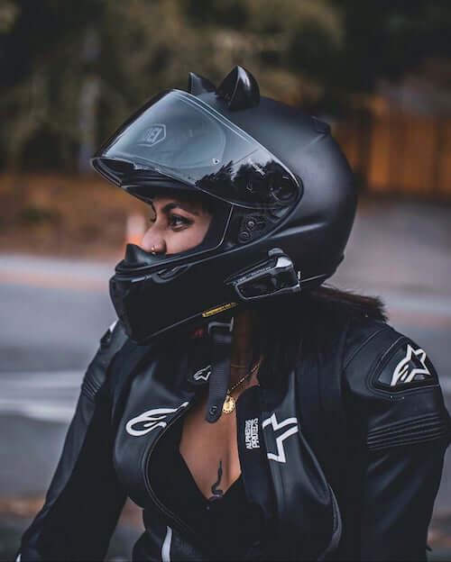 Helmet Flair MagNeatOhz: Cat Ears for Helmet Black