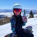 Helmet Flair MagNeatOhz: Small White Devil Horns for Helmet-6