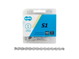 KMC S1 RB Rustbuster Chain - Single Speed 1/2" x 1/8" 112 Links Silver