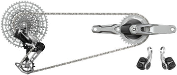 SRAM 1987 Eagle Transmission Power Meter Groupset - 170mm 32 34t Chainrings POD Controllers 10-52t Cassette Rear Derailleur Chain