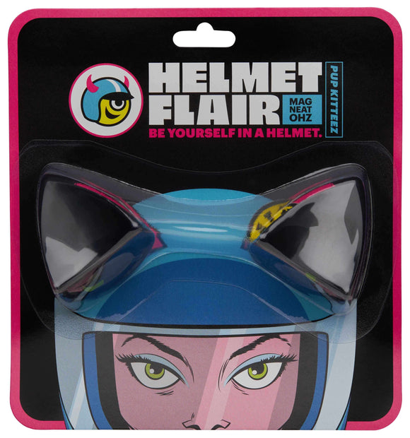Helmet Flair MagNeatOhz: Cat Ears for Helmet Black