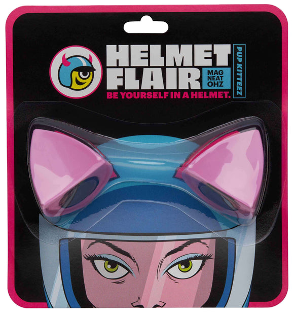 Helmet Flair MagNeatOhz: Cat Ears for Helmet Pink