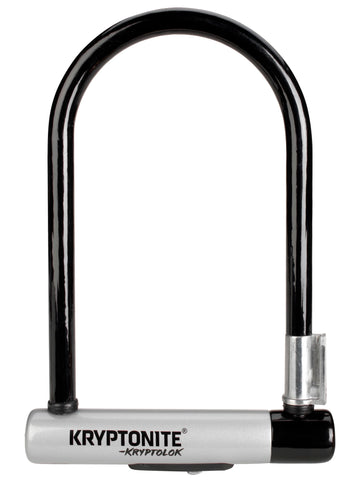 Kryptonite KryptoLok U-Lock - 5 x 9" Keyed Black Includes bracket