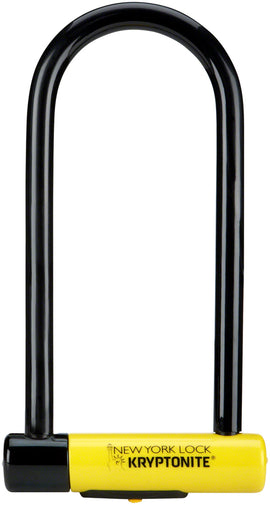 Kryptonite New York LS U-Lock 4x10.25 Black/Yellow