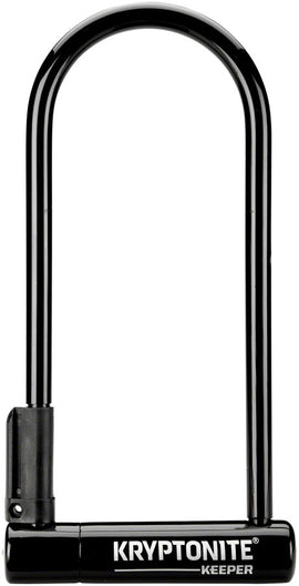 Kryptonite Keeper U-Lock - 4 x 10" Keyed Black Includes bracket