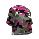 Panache W's Crop Jersey -  Glide Camo-2