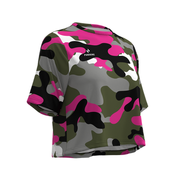 Panache W's Crop Jersey -  Glide Camo - 0