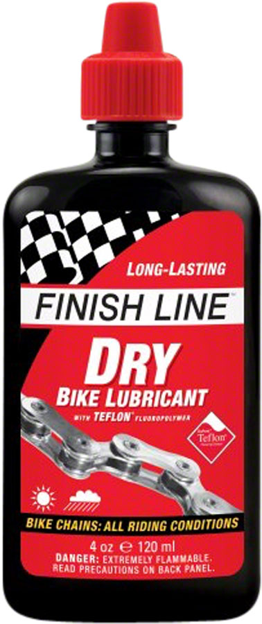 Finish Line DRY Bike Chain Lube - 4 fl oz Drip