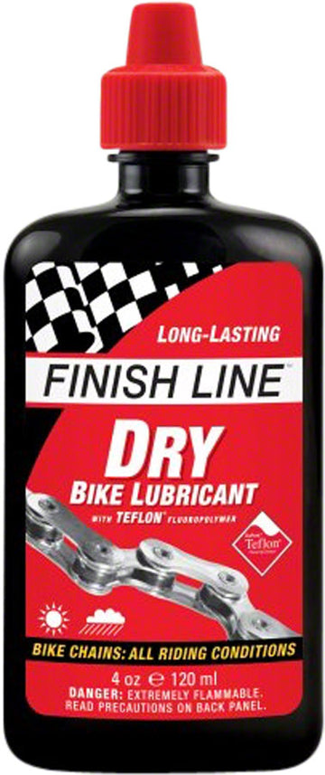 Finish Line DRY Bike Chain Lube - 4 fl oz Drip
