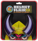 Helmet Flair MagNeatOhz: Large Purple Devil Horns for Helmet-4