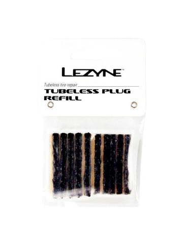 Tire Part Lezyne Tubeless Plug Refill Black Pack of 10
