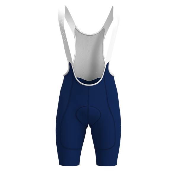 Panache Men's WT 2ND SKIN Bib Short - Midnight Blue w/Panache Logo