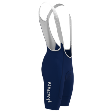 Panache Women's WT 2ND SKIN Bib Short - Midnight Blue w/Panache Logo