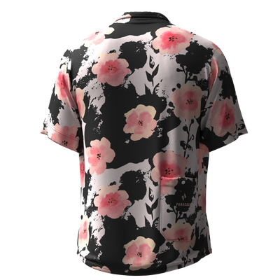 Panache Performance Button Shirt - Night Flower - 0