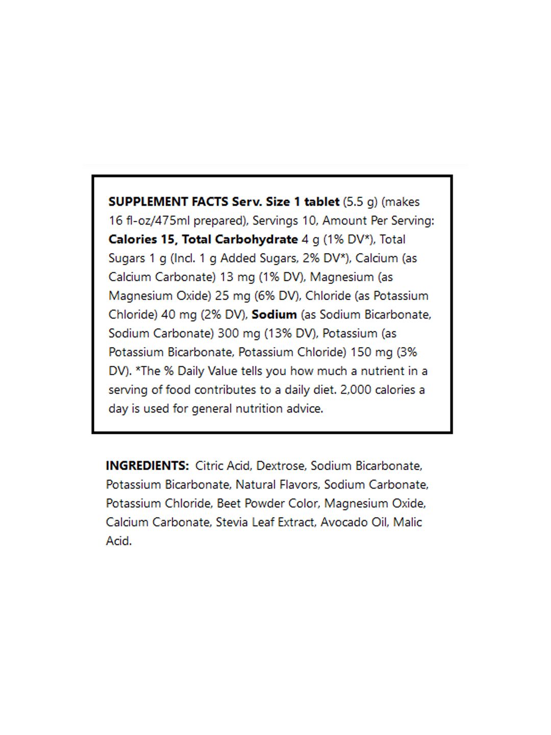 Supplement Nuun Sport Fruit Punch 10 Serving - 0