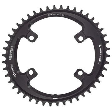 Oval 110 BCD Asymmetric 4-Bolt Chainrings for Shimano GRX Cranks