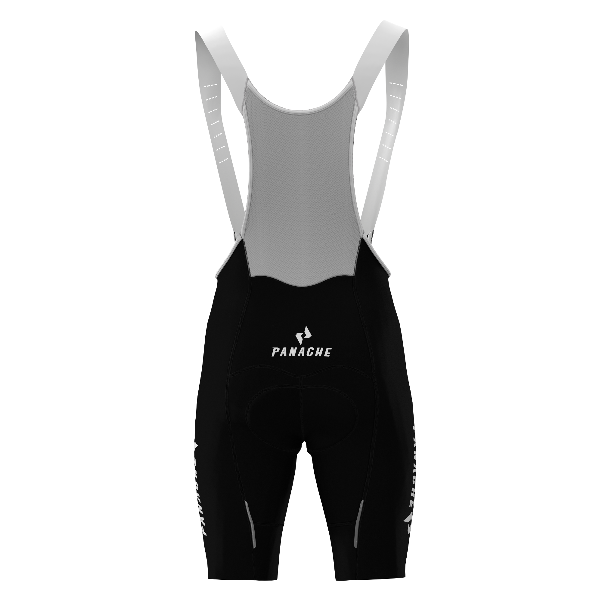 Panache Women's WT 2ND SKIN Bib Short - Black w/Panache Logo - 0