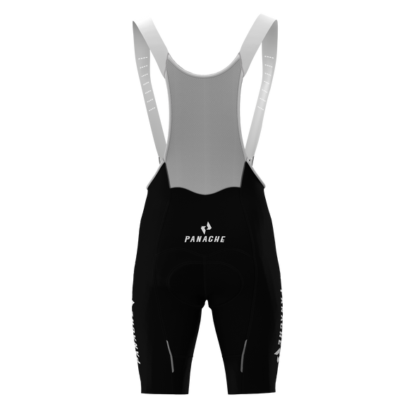 Panache Women's WT 2ND SKIN Bib Short - Black w/Panache Logo