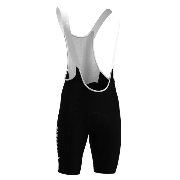 Panache Men's WT 2ND SKIN Bib Short - Black w/Panache Logo