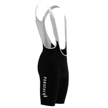 Panache Men's WT 2ND SKIN Bib Short - Black w/Panache Logo