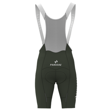Panache Women's WT 2ND SKIN Bib Short - Forest w/Panache Logo - 0