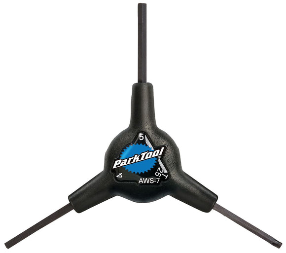 Park Tool AWS-7C Hex/Torx Compatible 3-Way Wrench