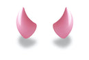 Helmet Flair MagNeatOhz: Small Pink Devil Horns for Helmet-2