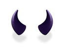 Helmet Flair MagNeatOhz: Large Purple Devil Horns for Helmet-1