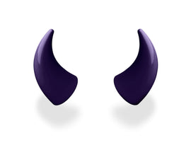 Helmet Flair MagNeatOhz: Large Purple Devil Horns for Helmet