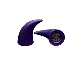 Helmet Flair MagNeatOhz: Large Purple Devil Horns for Helmet - 0