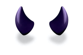 Helmet Flair MagNeatOhz: Small Purple Devil Horns for Helmet - 0