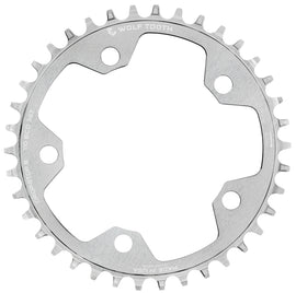 110 BCD Gravel / CX / Road Chainrings - Raw Silver