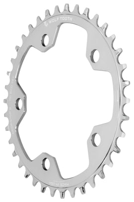 110 BCD Gravel / CX / Road Chainrings - Raw Silver - 0