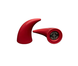 Helmet Flair MagNeatOhz: Large Red Devil Horns for Helmet - 0
