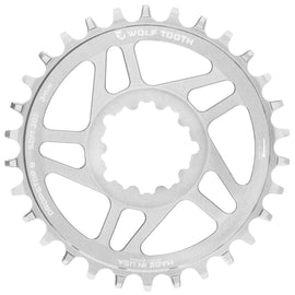 Direct Mount Chainrings for SRAM 3-bolt Cranks - Raw Silver - 0